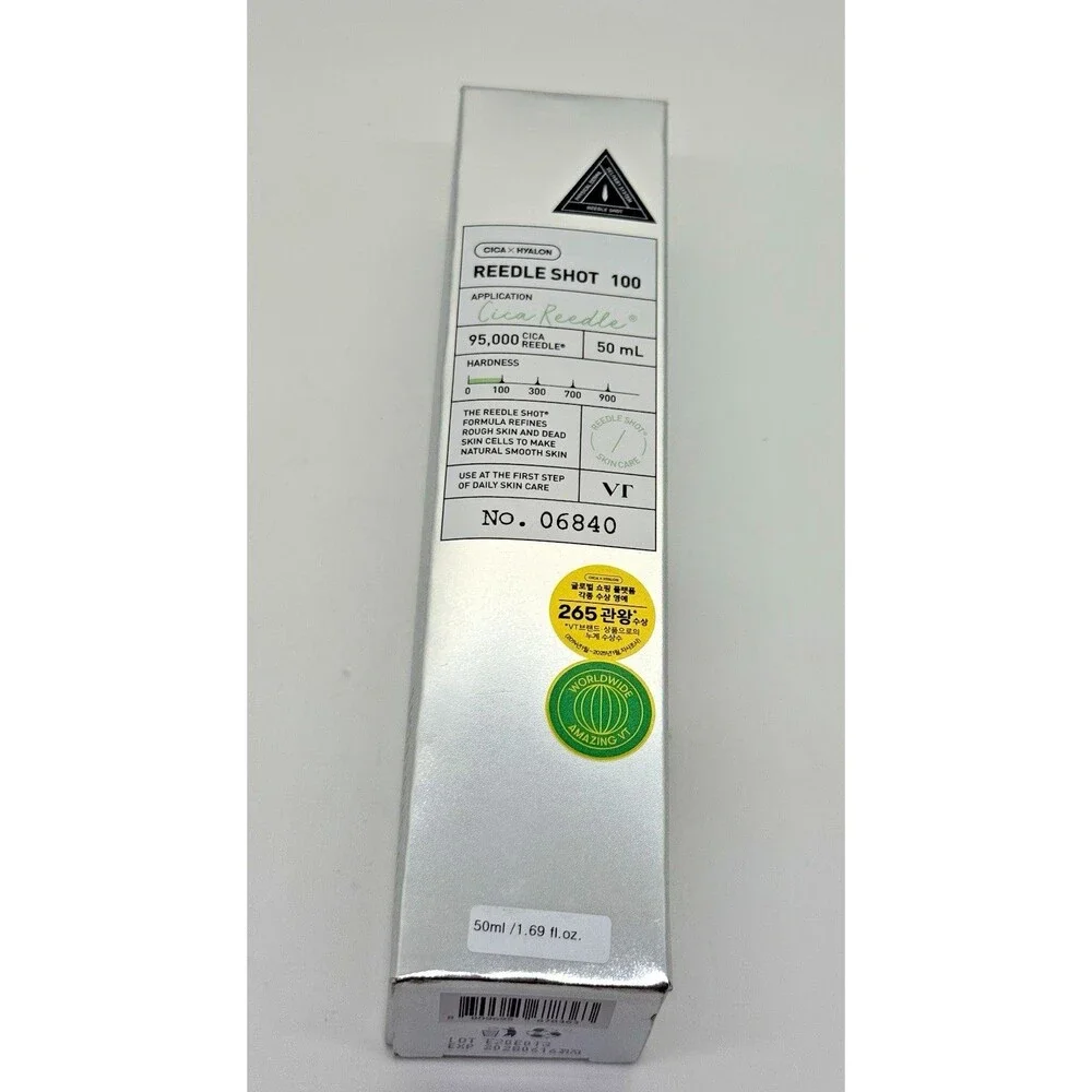 VT COSMETICS CICA Reedle Shot 100 Spicule Microneedling Serum 50mL Regular Sz‎